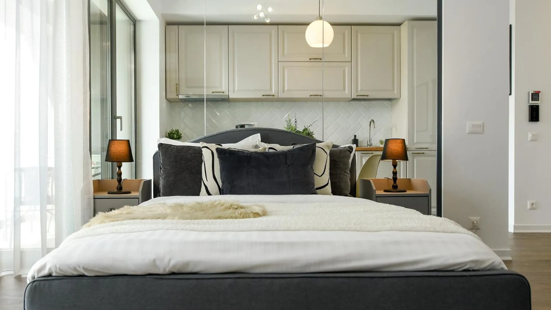 Apartament CAPPUCCINO-Cloud9 Cozy Studio Bukareszt